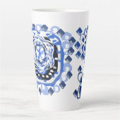 Tasse Latte La joie des snowflèches (Devant)