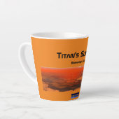 Tasse Latte La large surface de Titan (Angle gauche)