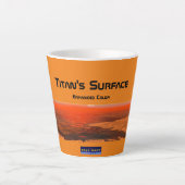 Tasse Latte La large surface de Titan (Devant)