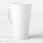 Tasse Latte la liberté ne va jamais dans le style (Angle gauche)