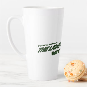 Tasse Latte La Lumière Est Devenue Mon Sauveur - Vert