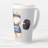 Tasse Latte La lutte est réelle (Angle droit)