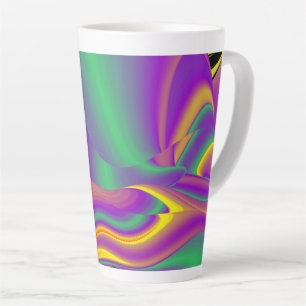 Tasse Latte La magie des couleurs, Rainbowart 3D Abstrait