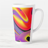 Tasse Latte La magie des couleurs, Rainbowart 3D Abstrait (Droite)
