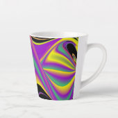 Tasse Latte La magie des couleurs, Rainbowart 3D Abstrait (Droite)