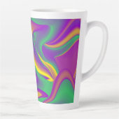 Tasse Latte La magie des couleurs, Rainbowart 3D Abstrait (Droite)