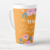 Tasse Latte La magie des fleurs (Angle gauche)