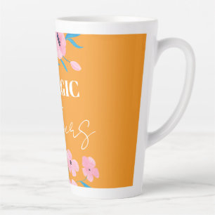 Tasse Latte La magie des fleurs