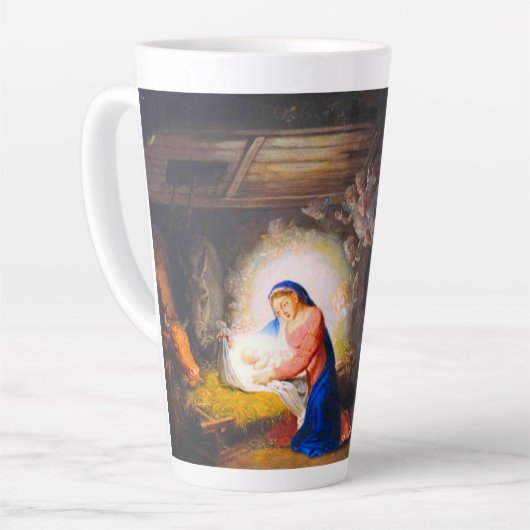 Tasse Latte La Nativité du Christ (Angle gauche)