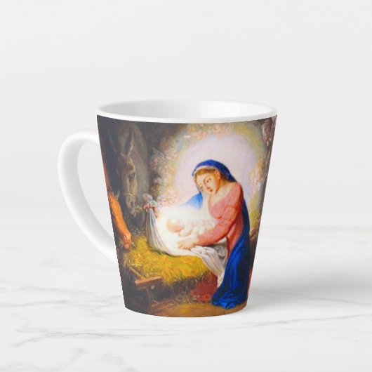 Tasse Latte La Nativité du Christ (Angle gauche)