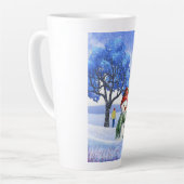 TASSE LATTE LA NEIGE S'AMUSERA EN HIVER (Angle gauche)