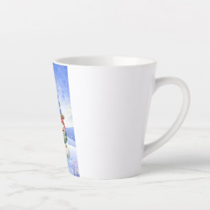 TASSE LATTE LA NEIGE S'AMUSERA EN HIVER