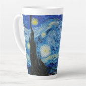 Tasse Latte La nuit étoilée (1889) par Vincent Van Gogh (Angle gauche)