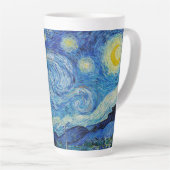 Tasse Latte La nuit étoilée de Vincent Van Gogh (Angle droit)