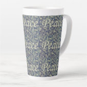 Tasse Latte La paix abonde (Angle droit)