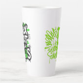 Tasse Latte La paix est un choix (Devant)