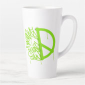 Tasse Latte La paix est un choix (Droite)