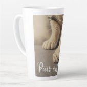 Tasse Latte La paix pure et simple (Angle gauche)