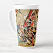 Tasse Latte La peinture Abstraite de composition de Kandinsky (Angle gauche)