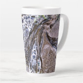TASSE LATTE LA PLAGE, ALGUES, EAU ET SABLE (Angle droit)