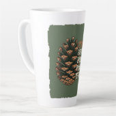 Tasse Latte La promesse À feuillage persistant - Conception de (Angle gauche)