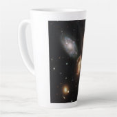 Tasse Latte La quintette de Stephan : Une épave galaxie galact (Angle gauche)