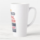 Tasse Latte La retraite des travailleurs postaux n'est plus ma (Droite)