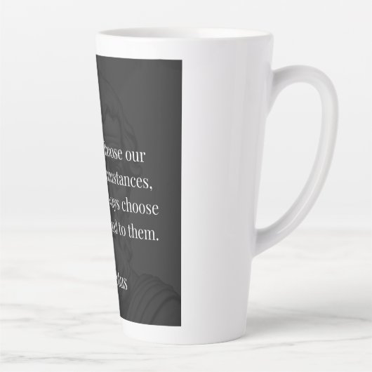 Tasse Latte La sagesse d'Epictetus : l'autonomisation par la r (Droite)