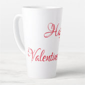 Tasse Latte la Saint-Valentin (Angle gauche)
