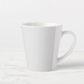 Tasse Latte La Saint Valentin, le coeur rose latte (Droite)