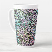 Tasse Latte La série Iridescent Leopard Design 5 (Angle gauche)