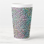 Tasse Latte La série Iridescent Leopard Design 5 (Devant)