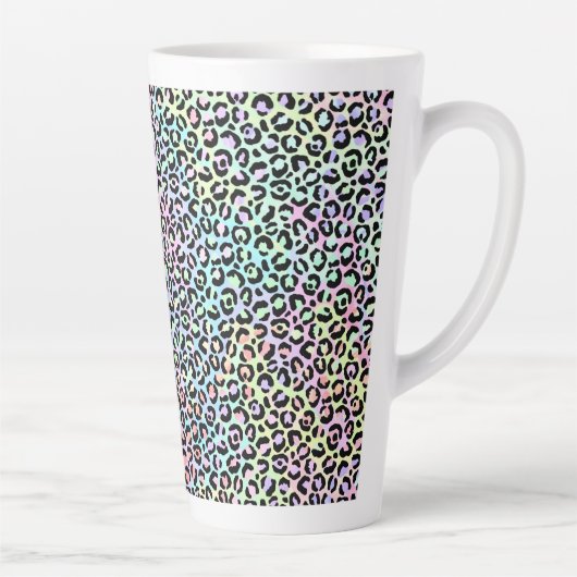 Tasse Latte La série Iridescent Leopard Design 5 (Droite)