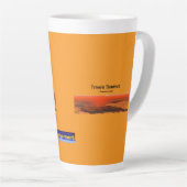 Tasse Latte La surface de Titan (Angle droit)