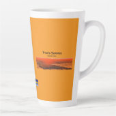 Tasse Latte La surface de Titan (Droite)