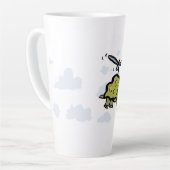 Tasse Latte la tortue hélicoptère (Angle gauche)