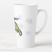 Tasse Latte la tortue hélicoptère (Droite)