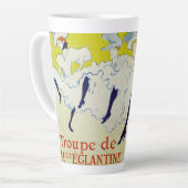 Tasse Latte La Troupe de Mlle Eglantine par Toulouse Lautrec (Angle gauche)