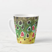 Tasse Latte La truite Brown pêche pour elle (Angle gauche)