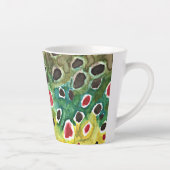 Tasse Latte La truite Brown pêche pour elle (Droite)