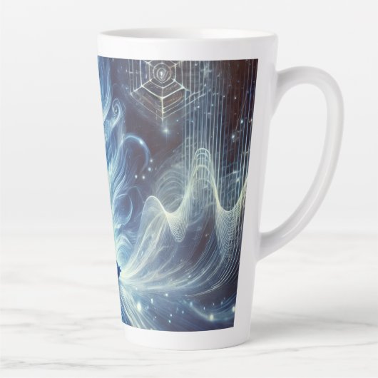 Tasse Latte La Vague de Mémoire (Droite)