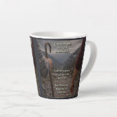 Tasse Latte La vallée la plus sombre (Angle droit)