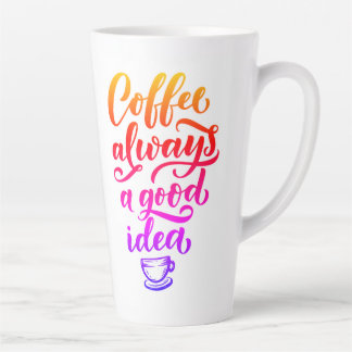 Tasse Latte La vérité caféinée
