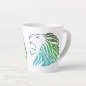 Tasse Latte La vérité est comme un lion (Angle droit)