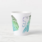 Tasse Latte La vérité est comme un lion (Devant)