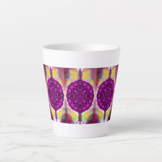 Tasse Latte La vibration de la lumière (Devant)