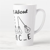 Tasse Latte La vie, c'est l'équilibre de l'inspiration de moti (Droite)