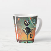 Tasse Latte La Vie D'Un Chat De Femme De Chaussure (Angle droit)