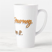 Tasse Latte La Vie Est Un Voyage (Droite)