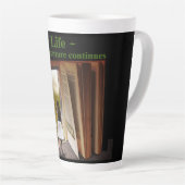 Tasse Latte La vie, l'aventure continue (Angle droit)